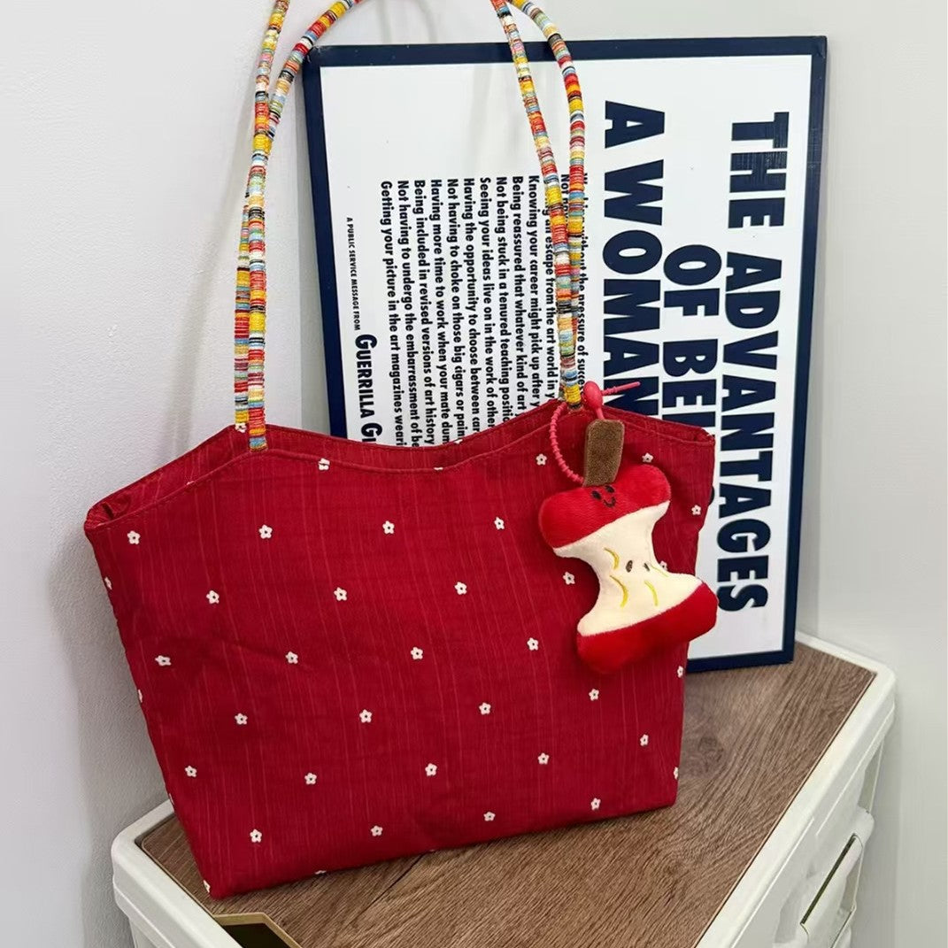 Apple Dot Mini Tote - Bag + Apple Charm