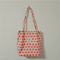 Everyday Botanical Shoulder Tote - Red Flowers
